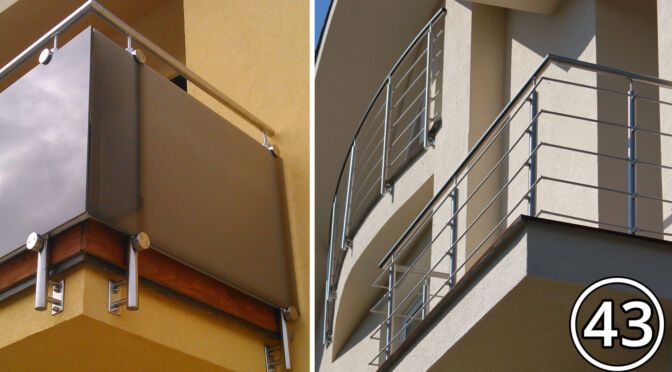 barierki na balkon ze stali nierdzewnej