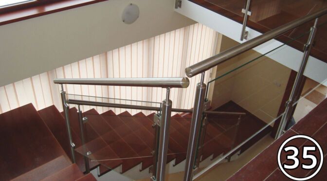 schodowe barierki zabezpieczające wewnętrzne